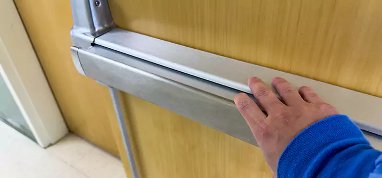 Installing a Push Bar on a Door Chaska